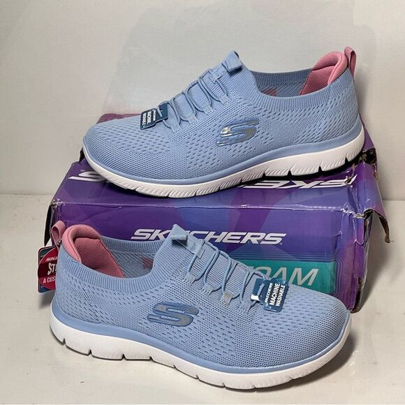 Skechers Summits Top Player Vegan Washable Bungee Sneakers - Picture 1 of 6